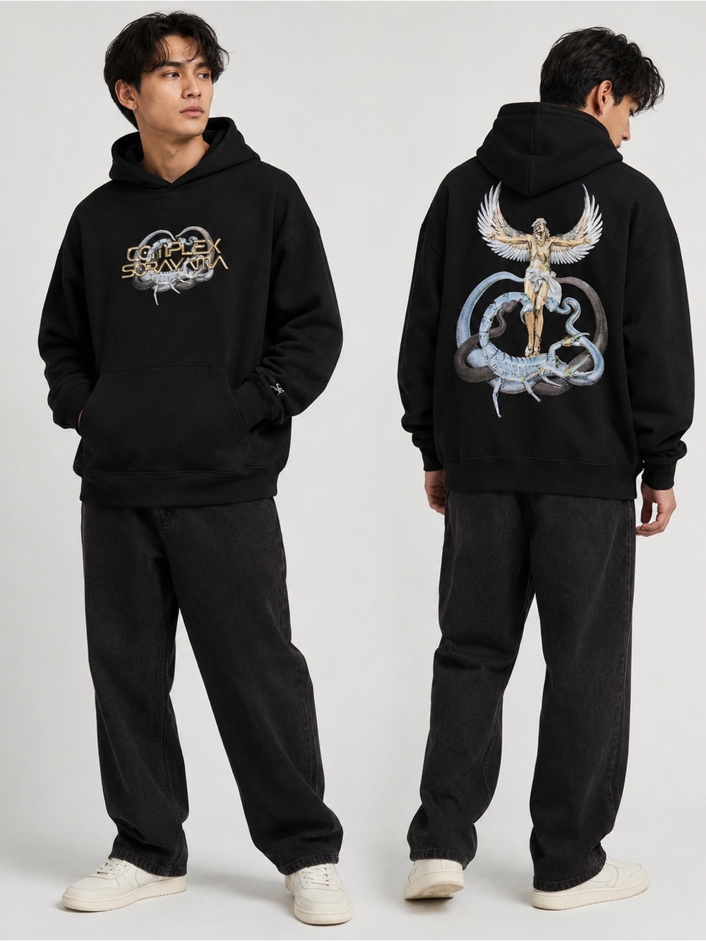 Hajime Sorayama x ComplexCon Scorpion Hoodie Black M NWT